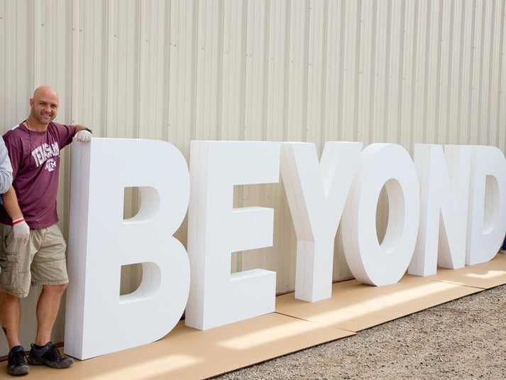 Large Letters Inividual Very Large Letters up to 46 inches tall – LetterBank | MyDIYsigns