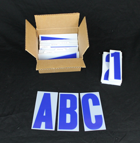 Styrene Letter Set, 6" styrene