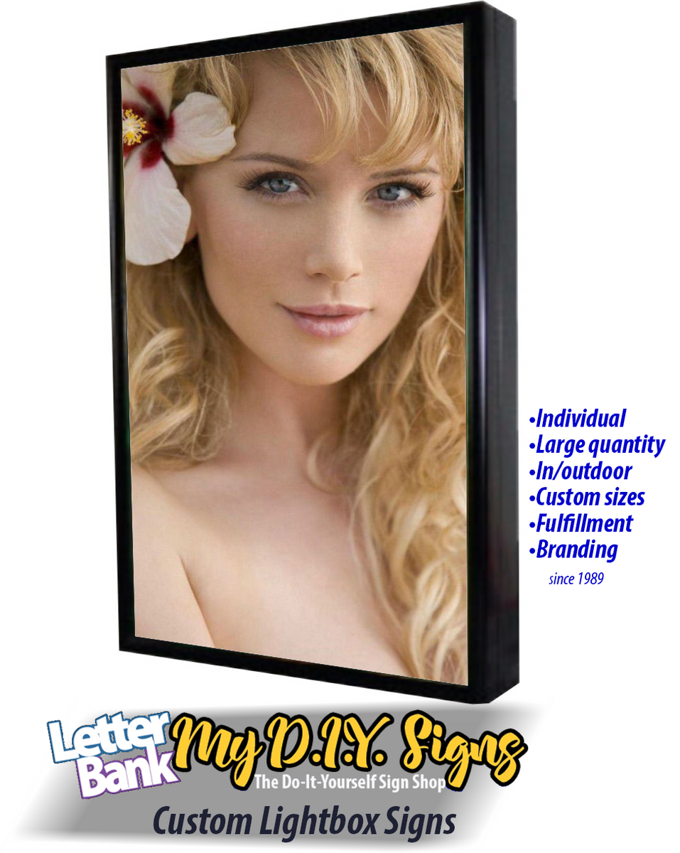 Basic Light Box Sign Cabinets – LetterBank | MyDIYsigns
