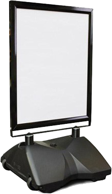 Windmaster 4101 Slide-in curb sign for 22x28