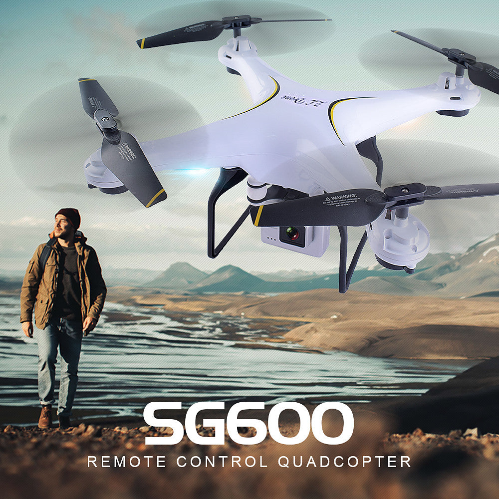 WOW RC Drone SG-600 4 Channel 6 Axis 2.4G With HD Camera 2.0MP RC Quadcopter Headless Mode / 360°Rolling RC Quadcopter / Remote Controller / Transmmitter / USB Cable