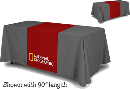 Table runners printed in full color