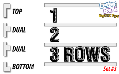 Track Sets (8 foot length) for Rigid Sign Letters