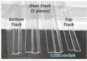 Sign Track for Thick Letters in 8 foot lengths – LetterBank | MyDIYsigns