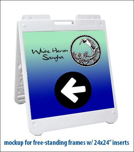 Sign Insert Panel Printed DiBond Sign Insert Panels 24x24