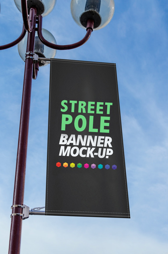 Street and campus pole banners